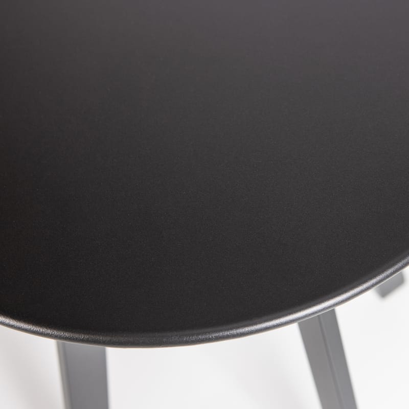 Sidobord Fer 49 cm Rund Utomhus - Svart - Utemöbler - Balkong - Balkongmöbler - Balkongbord