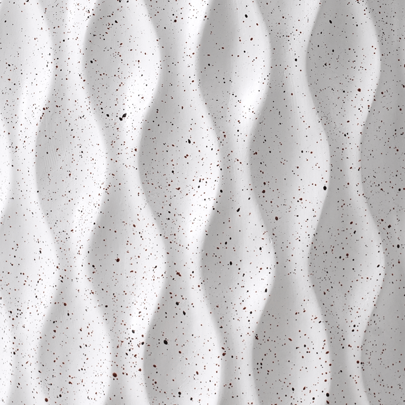 Sidobord utomhus Antelao 37 cm Terrazzoeffekt - Vit - Utemöbler - Balkong - Balkongmöbler - Balkongbord