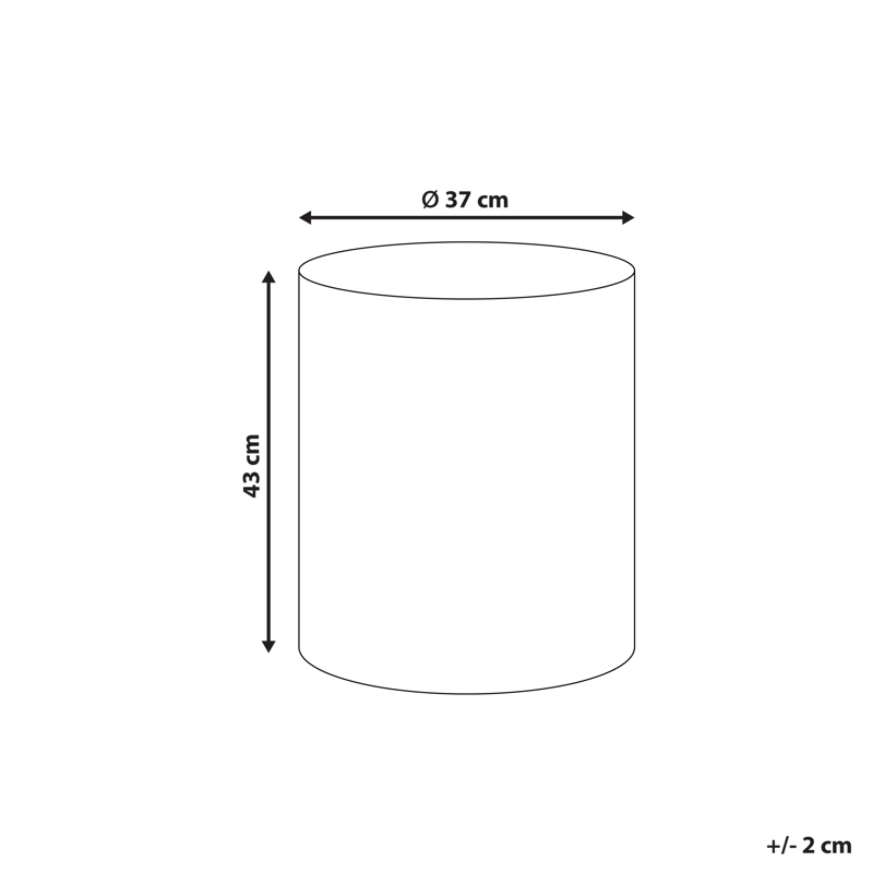 Sidobord utomhus Antelao 37 cm Terrazzoeffekt - Vit - Utemöbler - Balkong - Balkongmöbler - Balkongbord