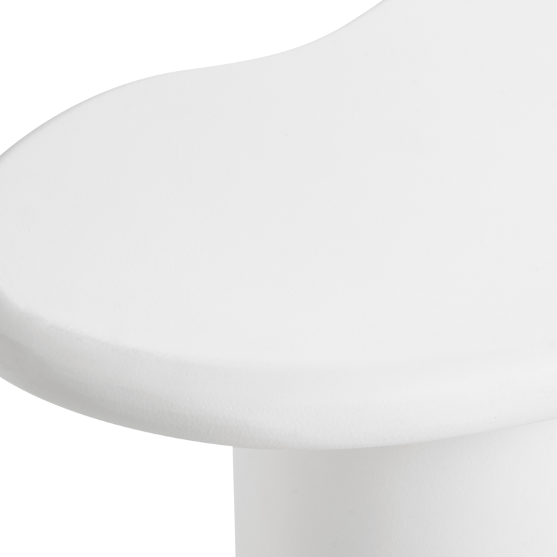 Sidobord utomhus Arsoli 43x58 cm - Vit - Utemöbler - Balkong - Balkongmöbler - Balkongbord