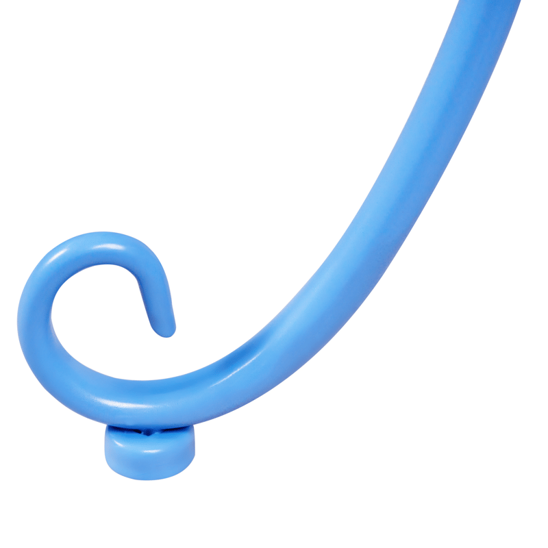 Sidobord utomhus Cavinia 40 cm Järn - Ljusblå - Utemöbler - Balkong - Balkongmöbler - Balkongbord