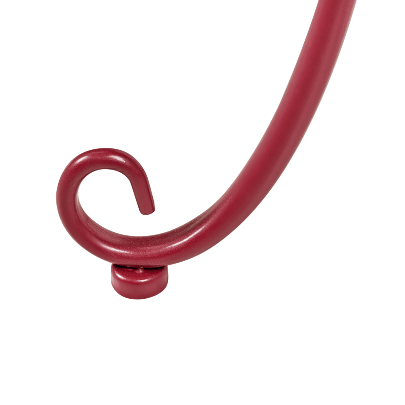 Sidobord utomhus Cavinia 40 cm Järn - Vinröd - Utemöbler - Balkong - Balkongmöbler - Balkongbord