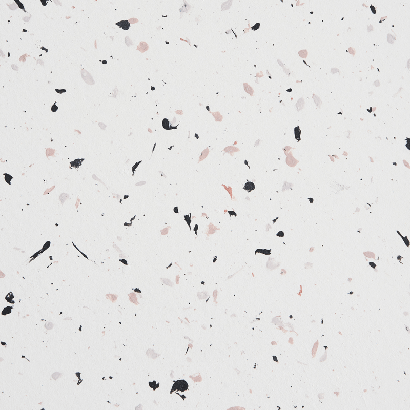 Sidobord utomhus Tellaro 32x37 cm Terrazzoeffekt - Vit - Utemöbler - Balkong - Balkongmöbler - Balkongbord