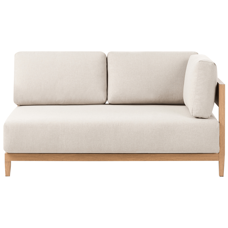 Soffa utomhus med Bord 2-Sits Sampieri - Brun/Beige - Trädgård & spabad - Utemiljö - Altan & terrass - Altanmöbler