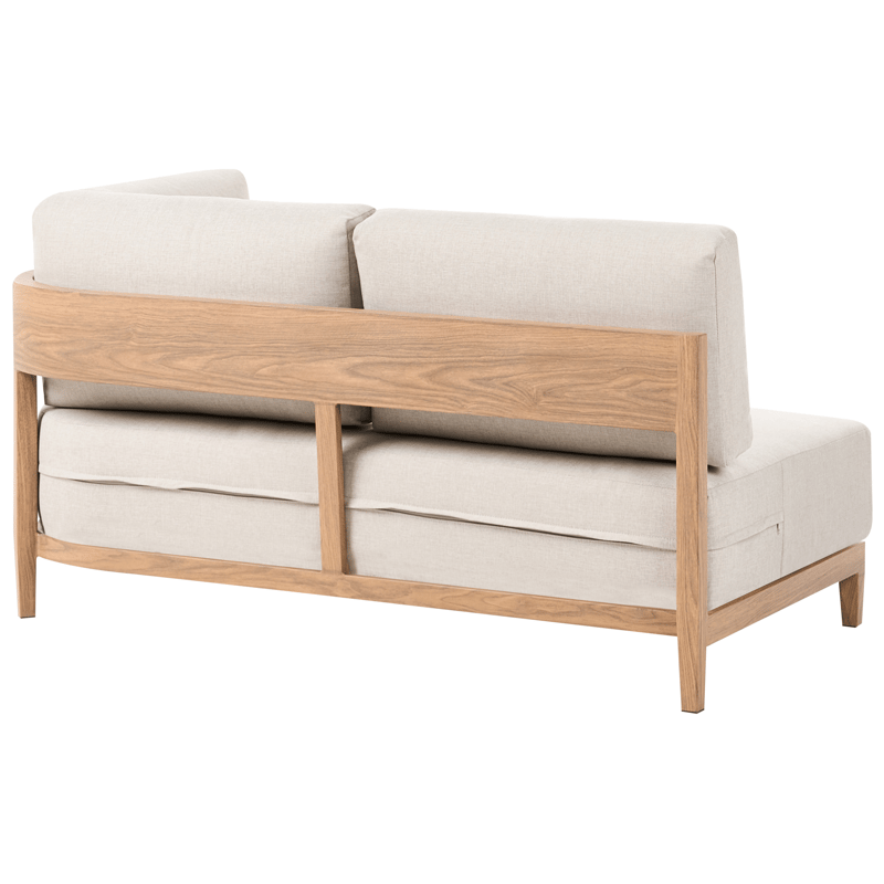 Soffa utomhus med Bord 2-Sits Sampieri - Brun/Beige - Trädgård & spabad - Utemiljö - Altan & terrass - Altanmöbler