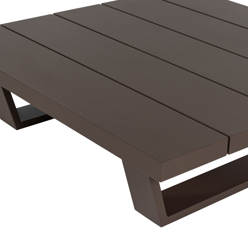 Soffbord Bear 87 cm Utomhus - Brun - Utemöbler - Balkong - Balkongmöbler - Balkongbord