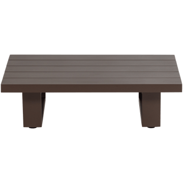 Soffbord Bear 87 cm Utomhus - Brun - Utemöbler - Balkong - Balkongmöbler - Balkongbord