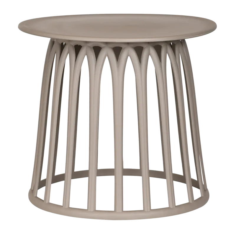 Soffbord Boy 50 cm Rund Utomhus, Taupe