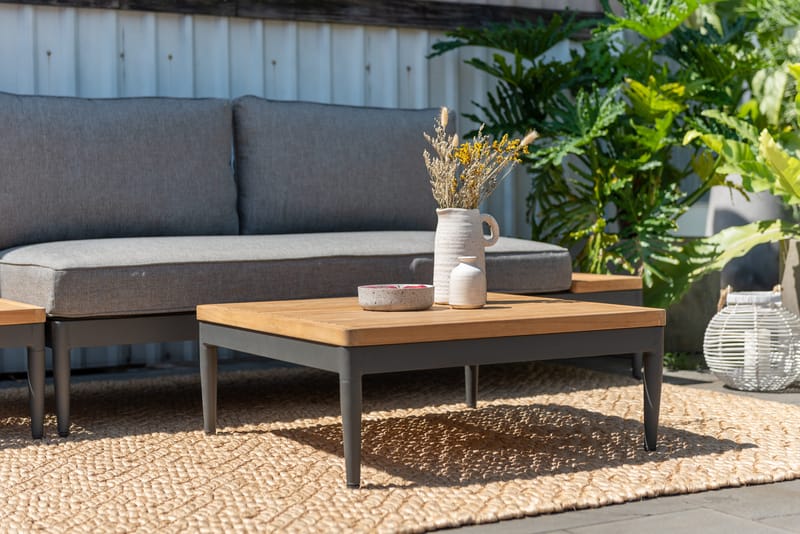 Soffbord för utomhusbruk TOPAZ soffbord 73 cm - magnesiumgrått - Utemöbler - Balkong - Balkongmöbler - Balkongbord