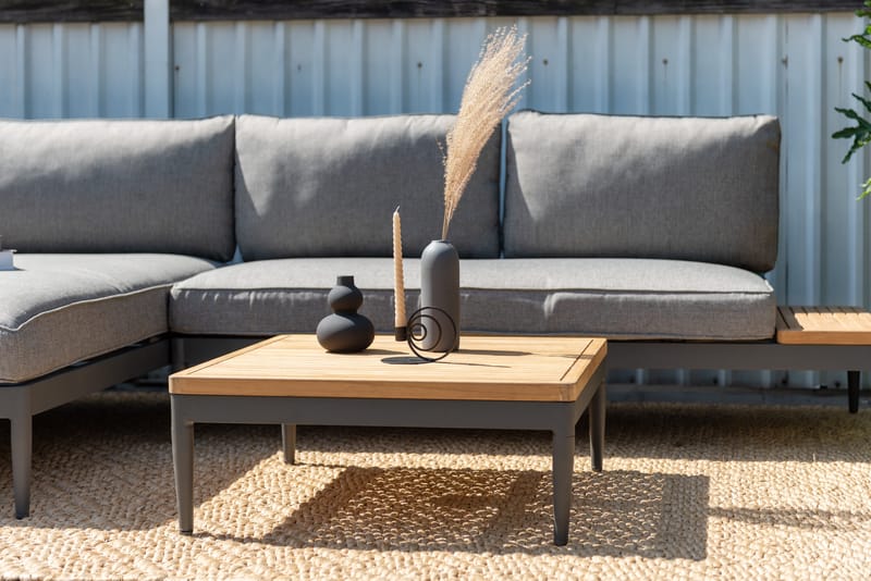 Soffbord för utomhusbruk TOPAZ soffbord 73 cm - magnesiumgrått - Utemöbler - Balkong - Balkongmöbler - Balkongbord