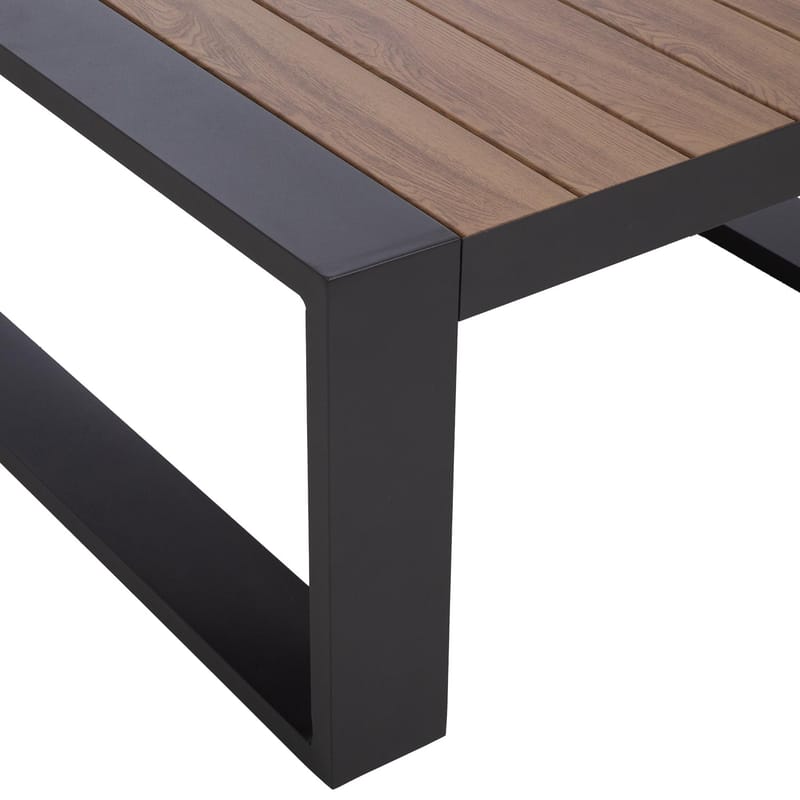 Soffbord Fuller 83x83x42 cm - Grå - Utemöbler - Balkong - Balkongmöbler - Balkongbord