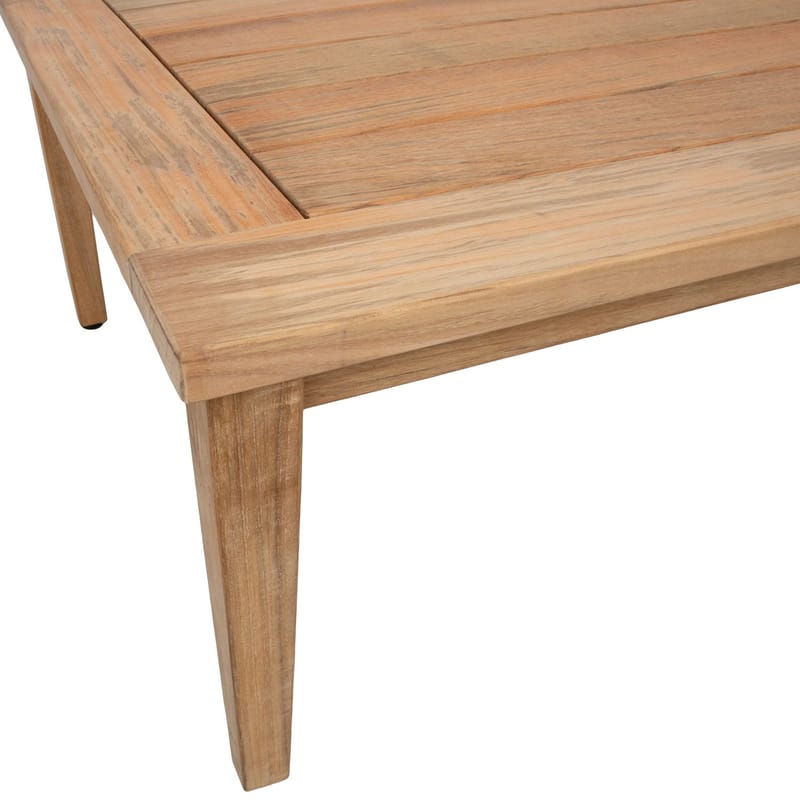 Soffbord Maldive 120x80x45 cm teak - Brun - Utemöbler - Balkong - Balkongmöbler - Balkongbord
