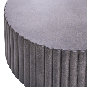 Soffbord utomhus Pozza 117 cm - Svart/Guld - Utemöbler - Balkong - Balkongmöbler - Balkongbord