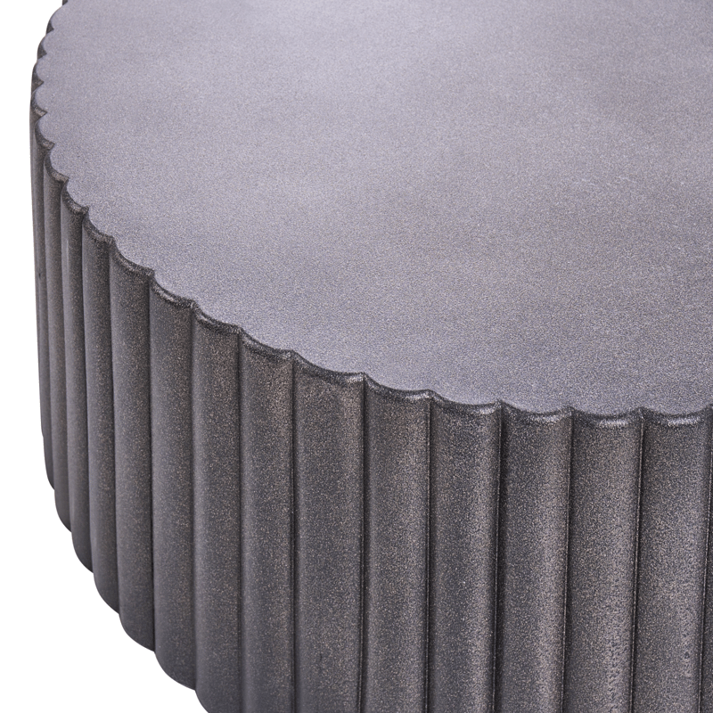 Soffbord utomhus Pozza 117 cm - Svart/Guld - Utemöbler - Balkong - Balkongmöbler - Balkongbord