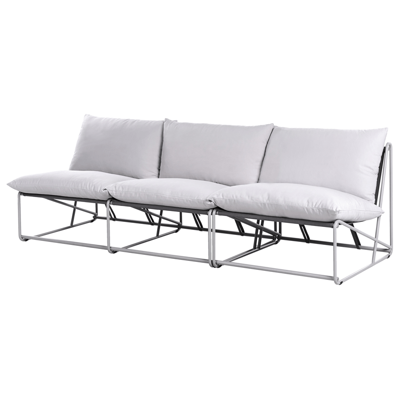 Soffgrupp utomhus 3-Sits Pico - Grå - Trädgård & spabad - Utemiljö - Altan & terrass - Altanmöbler