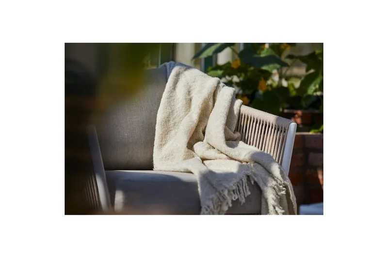 Soffgrupp Utomhus Hillerstorp Lersund Vit/Beige - Vit/Beige - Trädgård & spabad - Utemiljö - Altan & terrass - Altanmöbler