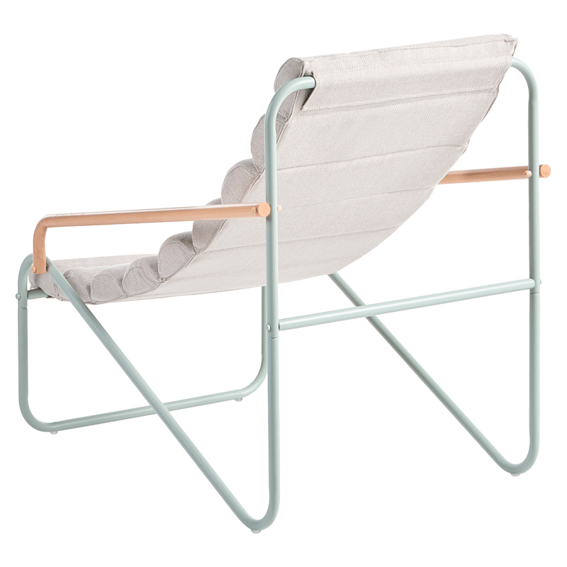 Soffgrupp utomhus med Bord 2-Sits Pasto - Grön/Beige - Utemöbler - Balkong - Balkongmöbler - Balkonggrupp & balkongset