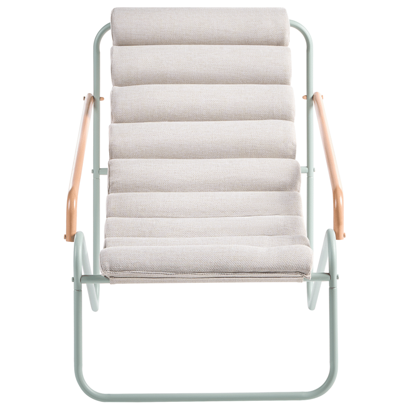 Soffgrupp utomhus med Bord 2-Sits Pasto - Grön/Beige - Utemöbler - Balkong - Balkongmöbler - Balkonggrupp & balkongset