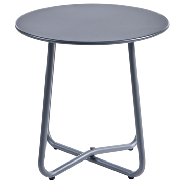 Soffgrupp utomhus med Bord 2-Sits Pasto - Grå/Beige - Utemöbler - Balkong - Balkongmöbler - Balkonggrupp & balkongset