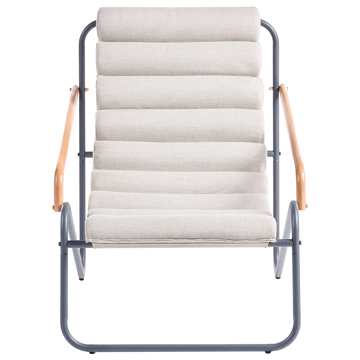Soffgrupp utomhus med Bord 2-Sits Pasto - Grå/Beige - Utemöbler - Balkong - Balkongmöbler - Balkonggrupp & balkongset