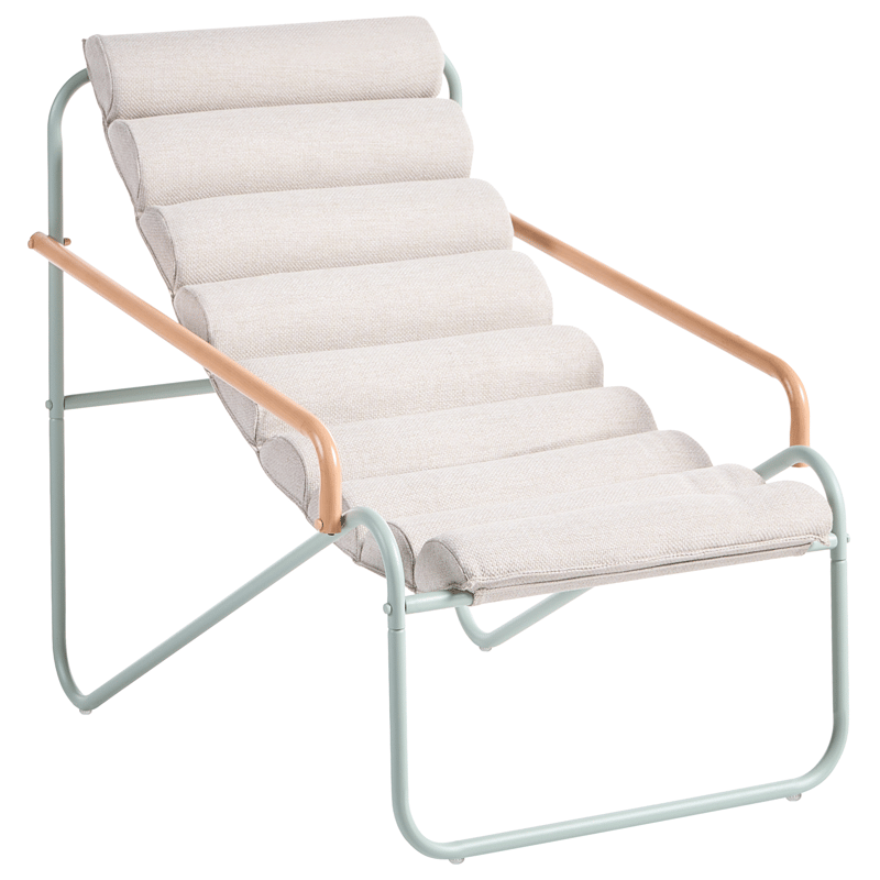 Soffgrupp utomhus med Bord 2-Sits Pasto - Grön/Beige - Utemöbler - Balkong - Balkongmöbler - Balkonggrupp & balkongset