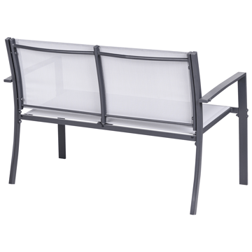 Soffgrupp utomhus med Bord 4-Sits Tavoleto - Grå - Utemöbler - Loungemöbler - Soffgrupp utomhus
