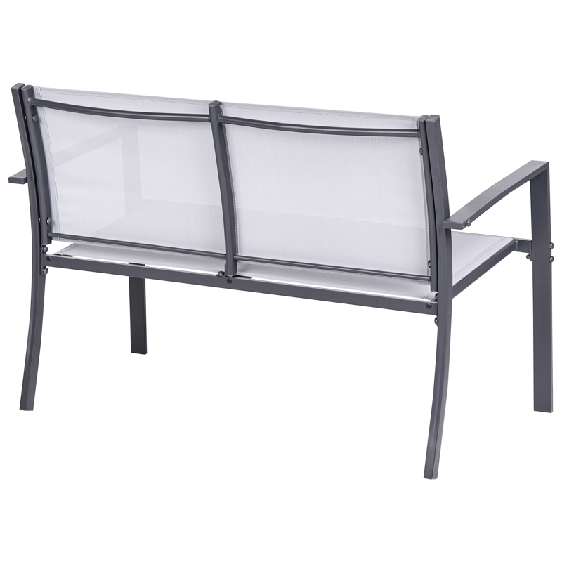 Soffgrupp utomhus med Bord 4-Sits Tavoleto - Grå - Trädgård & spabad - Utemiljö - Altan & terrass - Altanmöbler