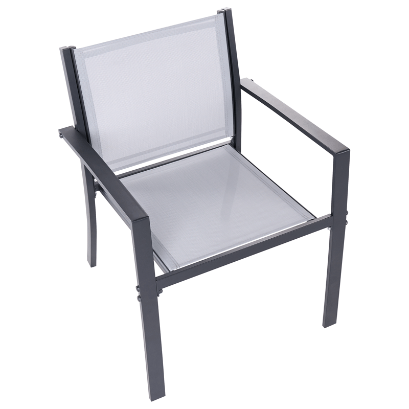 Soffgrupp utomhus med Bord 4-Sits Tavoleto - Grå - Trädgård & spabad - Utemiljö - Altan & terrass - Altanmöbler