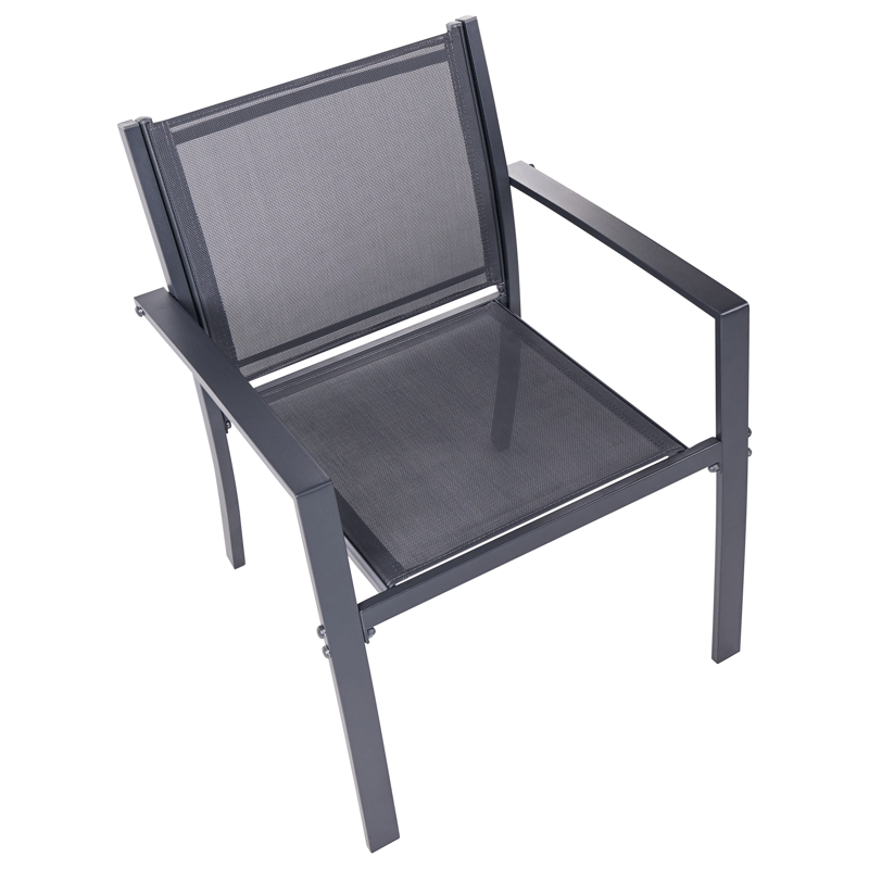 Soffgrupp utomhus med Bord 4-Sits Tavoleto - Mörkgrå - Trädgård & spabad - Utemiljö - Altan & terrass - Altanmöbler