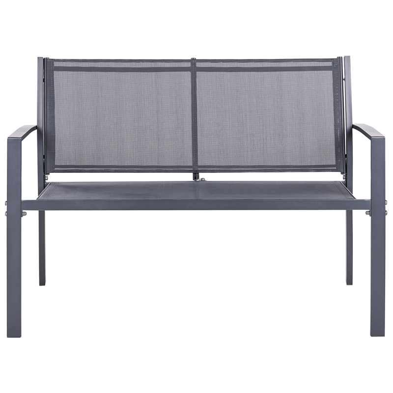 Soffgrupp utomhus med Bord 4-Sits Tavoleto - Mörkgrå - Trädgård & spabad - Utemiljö - Altan & terrass - Altanmöbler