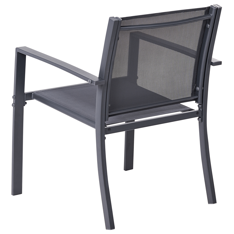 Soffgrupp utomhus med Bord 4-Sits Tavoleto - Mörkgrå - Trädgård & spabad - Utemiljö - Altan & terrass - Altanmöbler