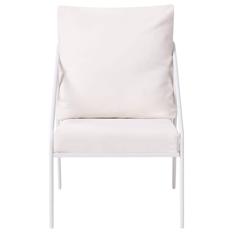 Soffgrupp utomhus med Bord 4-Sits Ustica - Vit/Svart - Trädgård & spabad - Utemiljö - Altan & terrass - Altanmöbler