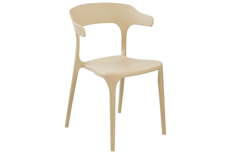 Squinzano Karmstol Utomhus 4 st - Beige - Utemöbler - Balkong - Balkongmöbler - Balkongstol