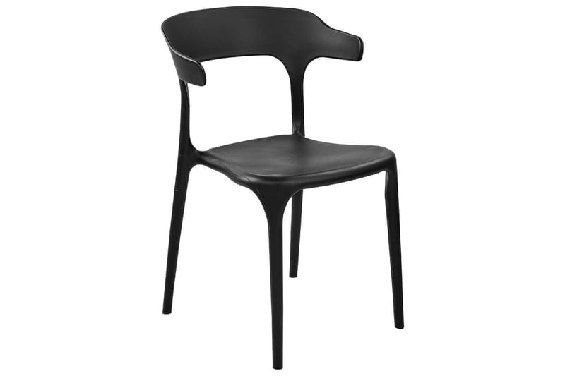 Squinzano Karmstol Utomhus 8 st - Svart - Utemöbler - Balkong - Balkongmöbler - Balkongstol