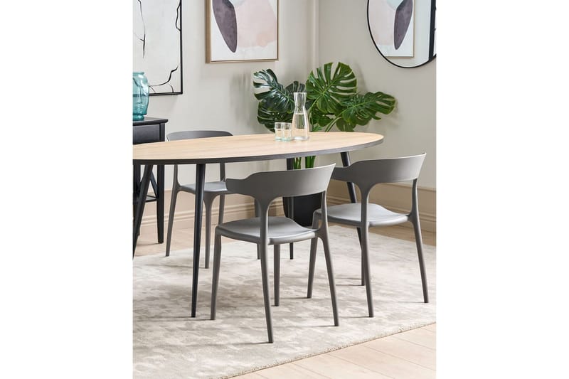 Squinzano Karmstol Utomhus - Grå - Utemöbler - Balkong - Balkongmöbler - Balkongstol