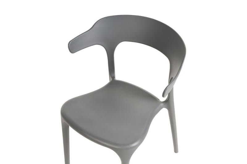 Squinzano Karmstol Utomhus - Grå - Utemöbler - Balkong - Balkongmöbler - Balkongstol