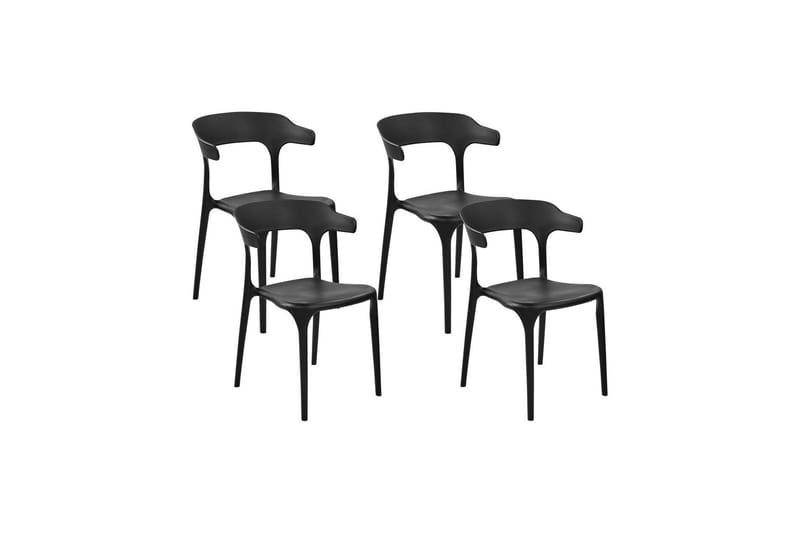 Squinzano Karmstol Utomhus - Svart - Utemöbler - Balkong - Balkongmöbler - Balkongstol