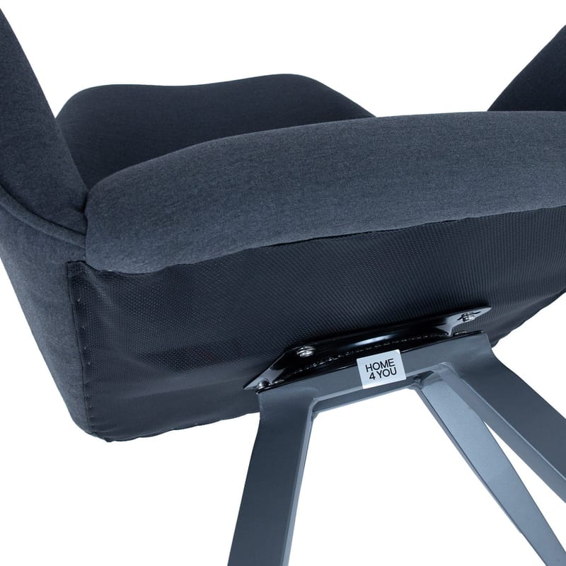 Stol Columbus snurrstol - mörkgrå - Utemöbler - Balkong - Balkongmöbler - Balkongstol