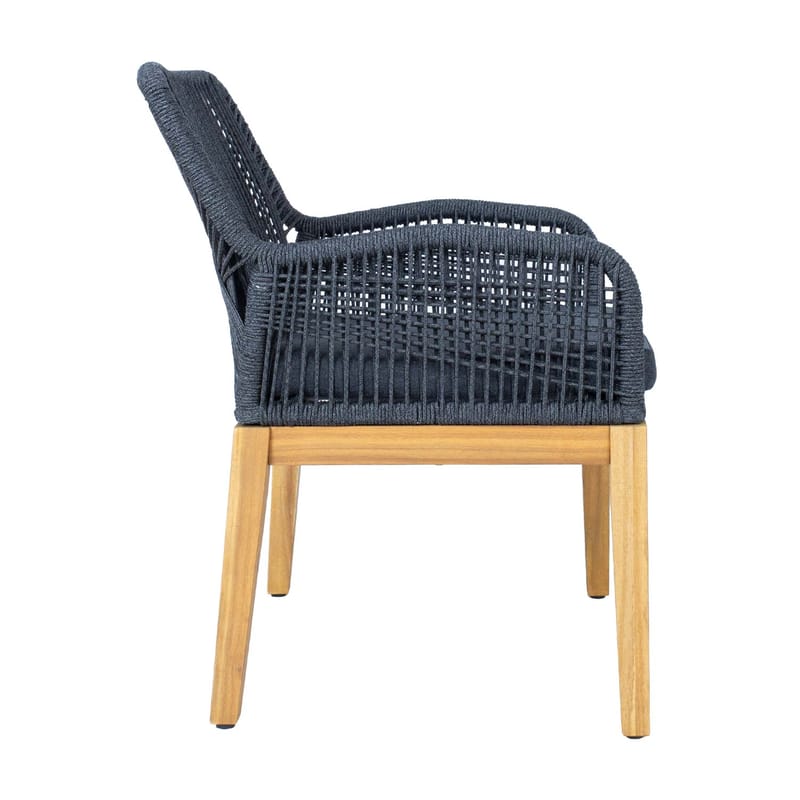 Stol Florida 58x66x83 cm Akacia, hall - Grå - Utemöbler - Balkong - Balkongmöbler - Balkongstol