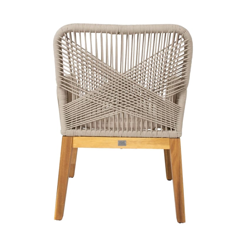 Stol Florida 58x66x83 cm Akacia - Beige - Utemöbler - Balkong - Balkongmöbler - Balkongstol