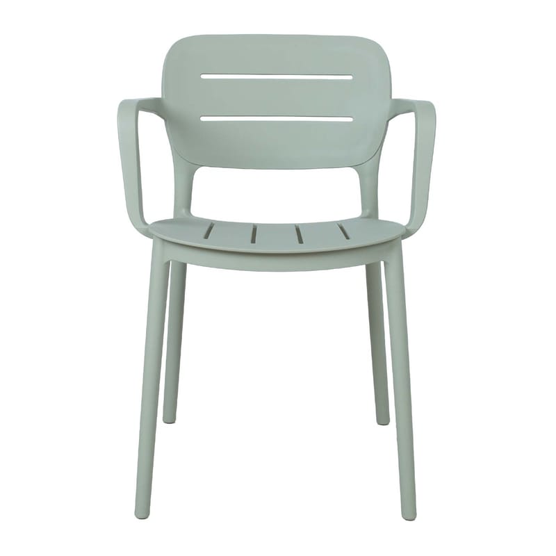 Stol Mango grönaktigt plast 53x53x79 cm - Grönaktigt grå - Utemöbler - Balkong - Balkongmöbler - Balkongstol