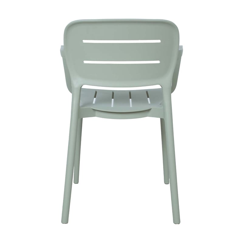 Stol Mango grönaktigt plast 53x53x79 cm - Grönaktigt grå - Utemöbler - Balkong - Balkongmöbler - Balkongstol