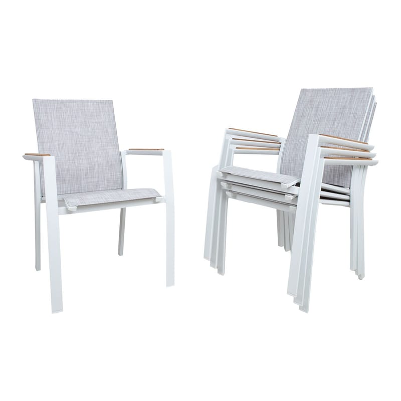 Stol Savo - Vit - Utemöbler - Balkong - Balkongmöbler - Balkongstol