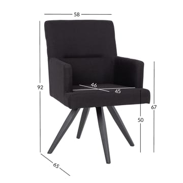Stol Tomson Swivel - Möbler - Stolar & fåtöljer - Karmstol