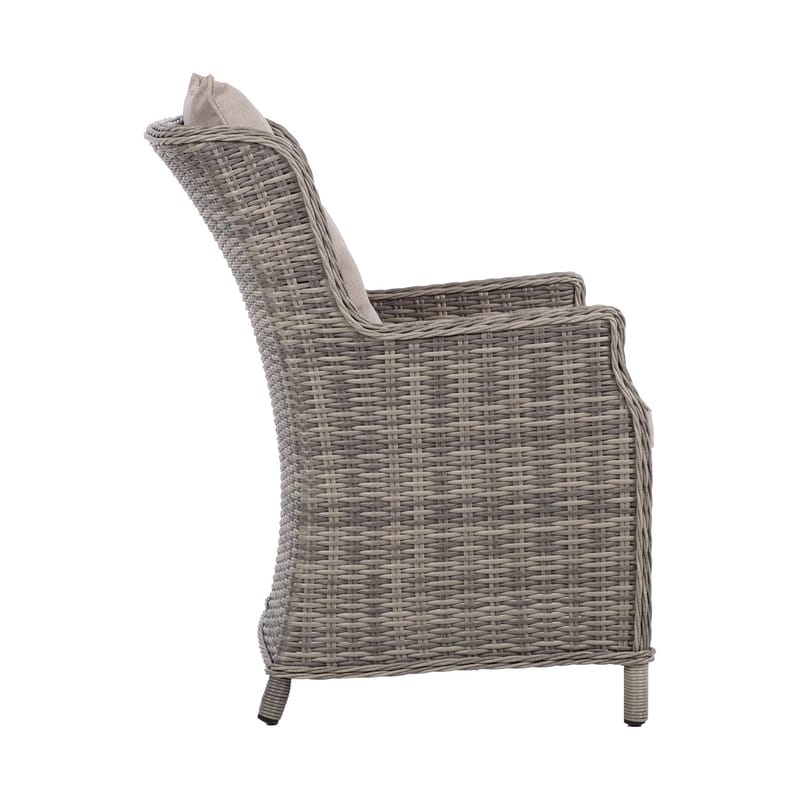 Stol Trento - Ljusgrå - Utemöbler - Balkong - Balkongmöbler - Balkongstol