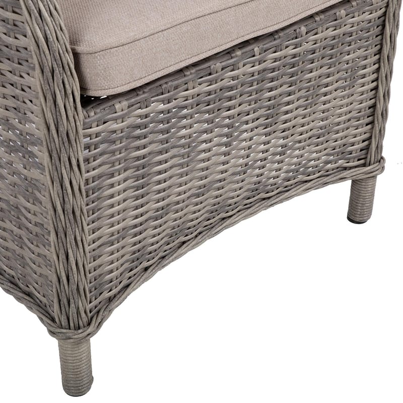 Stol Trento - Ljusgrå - Utemöbler - Balkong - Balkongmöbler - Balkongstol