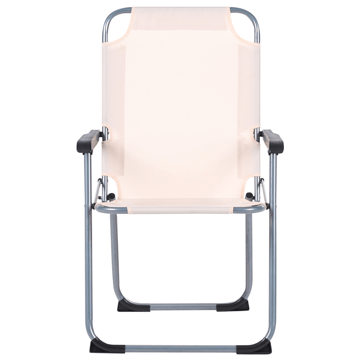 Stol utomhus Galatsi Fällbar - Beige/Svart/Grå - Utemöbler - Balkong - Balkongmöbler - Balkongstol