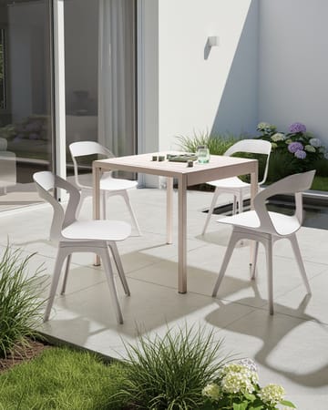 Stol utomhus Lachania - Beige - Utemöbler - Balkong - Balkongmöbler - Balkongstol