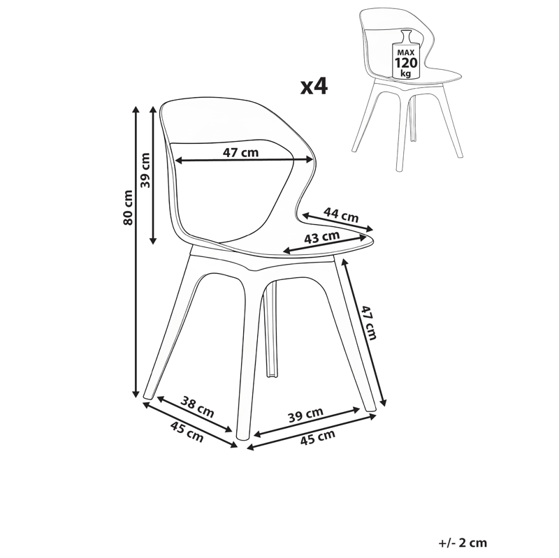 Stol utomhus Lachania - Svart - Utemöbler - Balkong - Balkongmöbler - Balkongstol