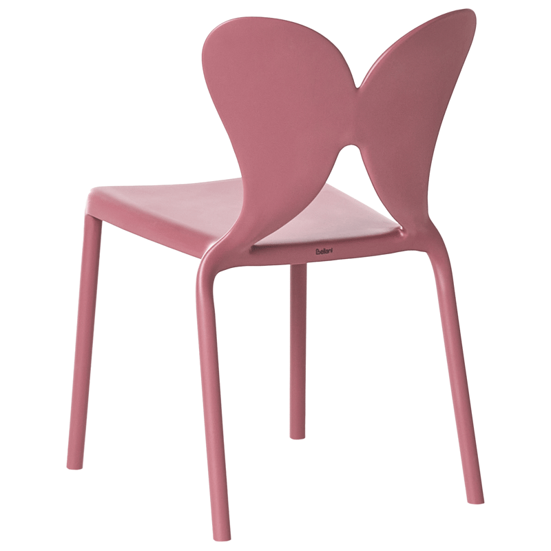 Stol utomhus Larissa Stapelbar - Rosa - Utemöbler - Balkong - Balkongmöbler - Balkongstol